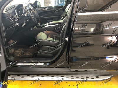 Установка порогов подножки Mercedes-Benz ML-W166 2011-2015
